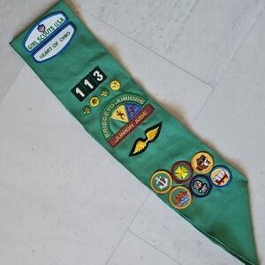 Vintage Girl Scouts Sash